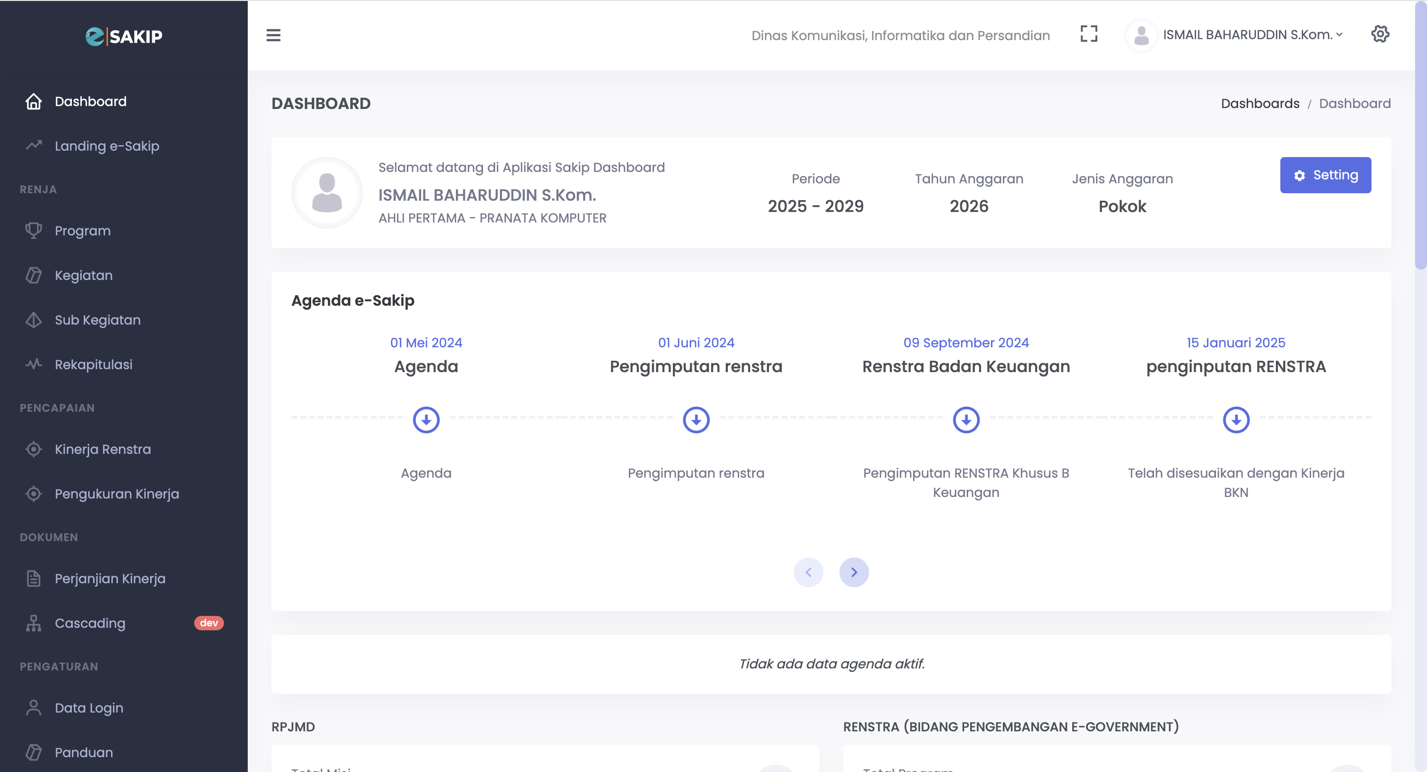 E-SAKIP Dashboard